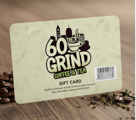 60th Grind Coffee Gift Card