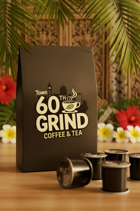 Bali Blue Moon - Med/Dark Roast [12 Single Use Pods/K-Cups]